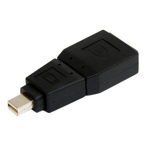 StarTech.com Mini DisplayPort auf DisplayPort Adapter / Konverter - St/Bu - Mini DP (Stecker) Produktbild Front View L
