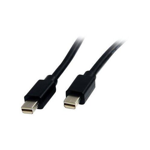 StarTech.com 1m Mini DisplayPort Kabel 1.2 - MiniDP 4k zu MDP - Stecker/Stecker - Schwarz - DisplayP Produktbild