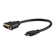 StarTech.com HDMI auf DVI Adapter 20cm -  DVI-D (25 pin) Produktbild Additional View 3 S