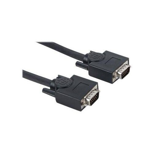 Manhattan VGA Monitor Cable, 20m, Black, Male to Male, HD15, Cable of higher SVGA Specification (ful Produktbild Additional View 1 L