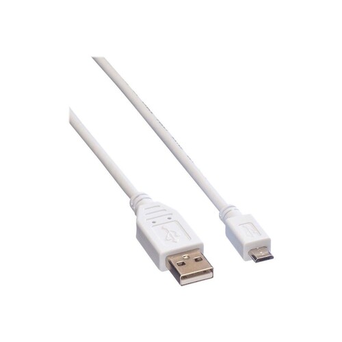 VALUE USB-Kabel - Micro-USB Typ B (M) zu USB (M) Produktbild Additional View 1 L
