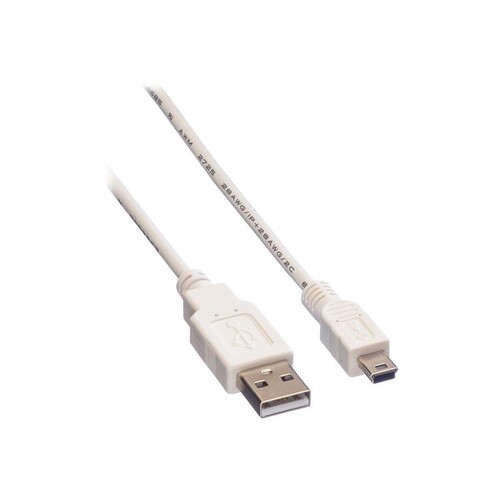 VALUE USB-Kabel - USB (M) zu Mini-USB, Typ B (M) Produktbild Additional View 2 L