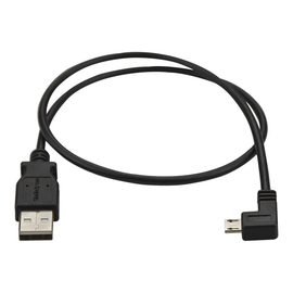 StarTech.com Micro USB Lade- und Sync-Kabel St/St - Links gewinkelt Micro-USB - 0,5m - USB-Kabel - M Produktbild