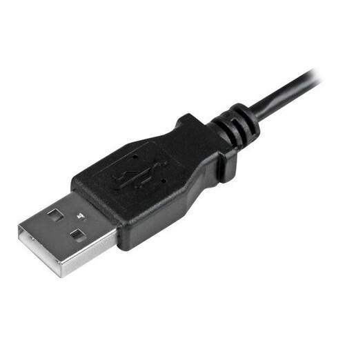StarTech.com Micro USB Lade- und Sync-Kabel St/St - Links gewinkelt Micro-USB - 0,5m - USB-Kabel - M Produktbild Additional View 1 L