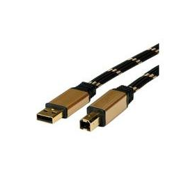 ROLINE Gold - USB-Kabel - USB Typ B (M) zu USB (M) Produktbild