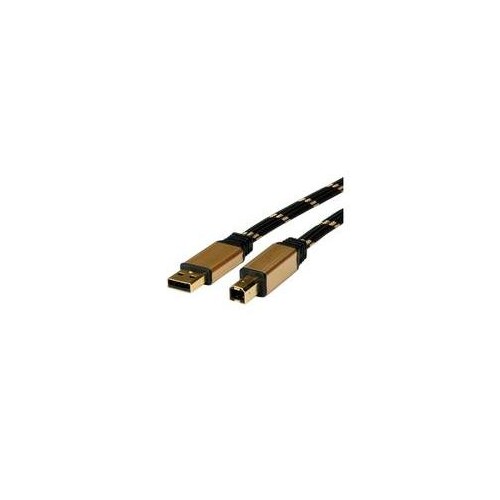 ROLINE Gold - USB-Kabel - USB Typ B (M) zu USB (M) Produktbild