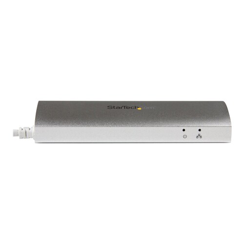 StarTech.com 3 Port mobiler USB 3.0 Hub plus Gigabit Ethernet Produktbild Additional View 2 L