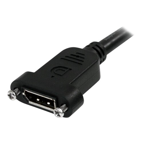StarTech.com 3 ft / 91 cm 20 pin DP DisplayPort Extension Panel Mount Cable - DisplayPort to Display Produktbild Additional View 1 L