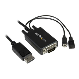 StarTech.com 2m DisplayPort auf VGA Adapterkabel mit Audio - DP zu VGA Konverter - 1920x1200 - Displ Produktbild