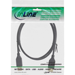 InLine USB 2.0 Verlängerung - ST / BU - Typ A - schwarz - Kontakte gold - 2m Produktbild Additional View 1 S