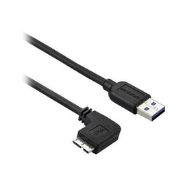 StarTech.com 1m Slim Micro USB 3.0 Kabel linksgewinkelt - USB 3.1 Gen 1 (5 Gbit/s) Produktbild