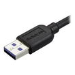 StarTech.com 1m Slim Micro USB 3.0 Kabel linksgewinkelt - USB 3.1 Gen 1 (5 Gbit/s) Produktbild Additional View 2 S