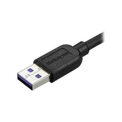 StarTech.com 1m Slim Micro USB 3.0 Kabel linksgewinkelt - USB 3.1 Gen 1 (5 Gbit/s) Produktbild Additional View 2 L