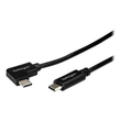 StarTech.com USB- C Kabel rechtsgewinkelt - St/St - 1m - USB 2.0 - USB Typ-C Kabel - 90 grad USB C - Produktbild
