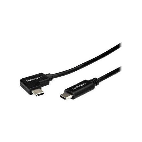 StarTech.com USB- C Kabel rechtsgewinkelt - St/St - 1m - USB 2.0 - USB Typ-C Kabel - 90 grad USB C - Produktbild
