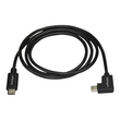 StarTech.com USB- C Kabel rechtsgewinkelt - St/St - 1m - USB 2.0 - USB Typ-C Kabel - 90 grad USB C - Produktbild Additional View 2 S
