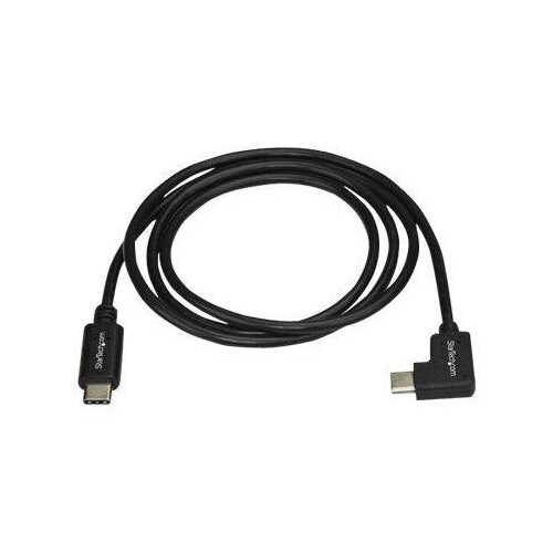 StarTech.com USB- C Kabel rechtsgewinkelt - St/St - 1m - USB 2.0 - USB Typ-C Kabel - 90 grad USB C - Produktbild Additional View 2 L