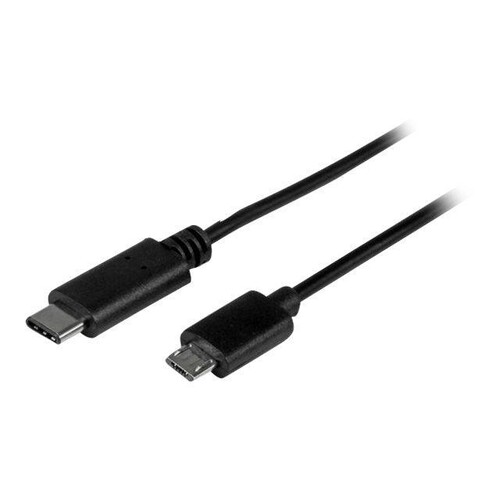 StarTech.com 0.5m USB-C Micro-B Kabel - USB 2.0 - USB-C zu Micro USB Ladekabel - USB 2.0 Typ C zu Mi Produktbild Additional View 1 L