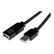 StarTech.com 25m aktives USB 2.0 Verlängerungskabel - St/Bu - USB Reapeater / Signalverstärker Kabel Produktbild