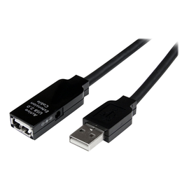 StarTech.com 25m aktives USB 2.0 Verlängerungskabel - St/Bu - USB Reapeater / Signalverstärker Kabel Produktbild