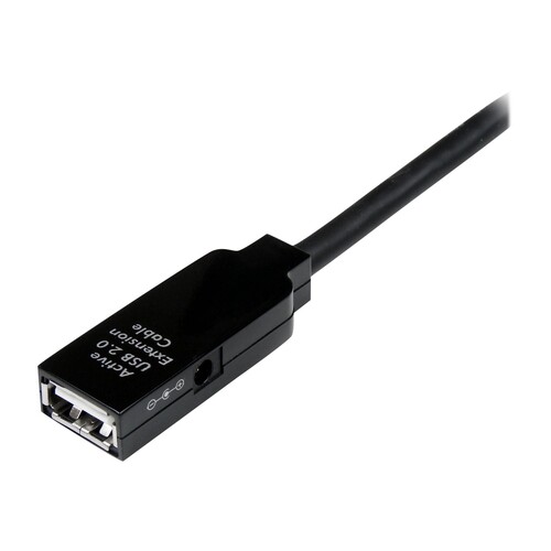 StarTech.com 25m aktives USB 2.0 Verlängerungskabel - St/Bu - USB Reapeater / Signalverstärker Kabel Produktbild Additional View 1 L