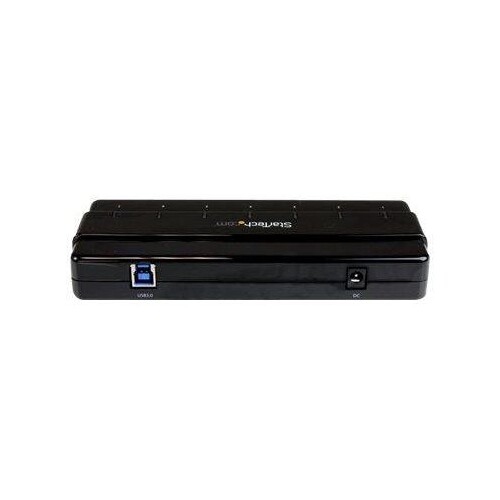 StarTech.com 7 Port USB 3.0 SuperSpeed Hub - USB 3 Hub Netzteil / Stromanschluss und Kabel Produktbild Additional View 1 L