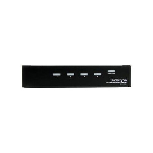 StarTech.com 4 Port High-Speed-HDMI Video Splitter und Signalverstärker Produktbild Additional View 2 L