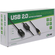 InLine USB 2.0 Aktiv-Verl. - mit Signalverstärkung "Repeater" - ST A / BU A - 25m Produktbild Additional View 1 S