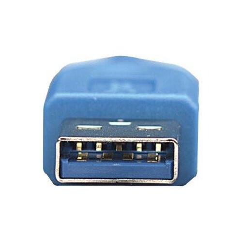 Manhattan USB-A to USB-A Extension Cable, 2m, Male to Female, Blue, 5 Gbps (USB 3.2 Gen1 aka USB 3.0 Produktbild Additional View 2 L