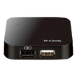 D-Link DUB H4 - Hub - 4 x USB 2.0 - Desktop Produktbild Additional View 1 S