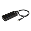 StarTech.com USB Hub 7 Port - Metall - USB-A zu 3x USB-C und 1x USB-C Produktbild