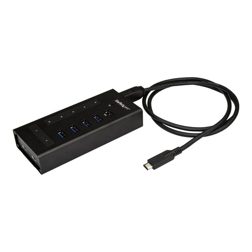 StarTech.com USB Hub 7 Port - Metall - USB-A zu 3x USB-C und 1x USB-C Produktbild