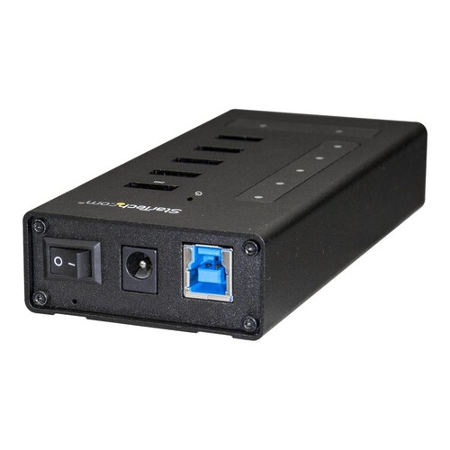 StarTech.com USB Hub 7 Port - Metall - USB-A zu 3x USB-C und 1x USB-C Produktbild Additional View 2 L