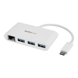 StarTech.com 3 Port USB 3.0 Hub plus Gigabit Ethernet Produktbild