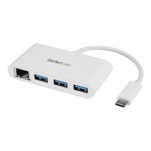 StarTech.com 3 Port USB 3.0 Hub plus Gigabit Ethernet Produktbild