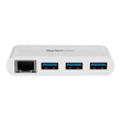 StarTech.com 3 Port USB 3.0 Hub plus Gigabit Ethernet Produktbild Additional View 2 S