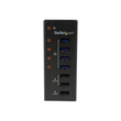 StarTech.com 4 Port USB 3.0 Hub plus 3 Ladeanschlüsse (2x 1A & 1x 2A) Produktbild Additional View 2 S