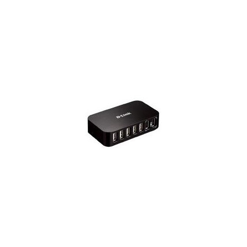 D-Link DUB H7 - Hub - 7 x USB 2.0 - Desktop Produktbild Additional View 1 L