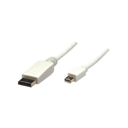 Manhattan Mini DisplayPort 1.1 to DisplayPort Cable, 1080p@60Hz, 2m, Male to Male, 10.8 Gbps, White, Produktbild