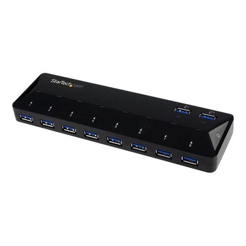 StarTech.com 10 Port USB 3.0 Hub mit Lade- und Sync Port Produktbild Additional View 4 L