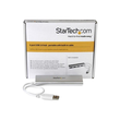 StarTech.com 4 Port kompakter USB 3.0 Hub mit eingebautem Kabel Produktbild Additional View 2 S