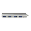 StarTech.com 4 Port kompakter USB 3.0 Hub mit eingebautem Kabel Produktbild Additional View 4 S