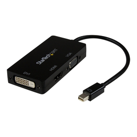 StarTech.com 3 in 1 Mini DisplayPort Adapter - 1080p - Mini DP / Thunderbolt to HDMI / VGA / DVI Spl Produktbild