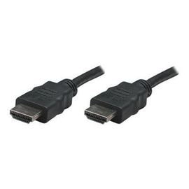 Manhattan HDMI Cable, 1080p@60Hz (High Speed), 7.5m, Male to Male, Black, Fully Shielded, Gold Plate Produktbild