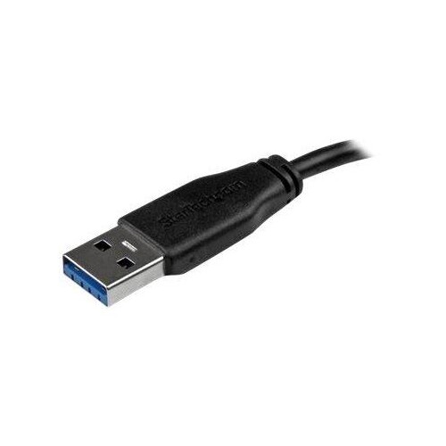 StarTech.com 3m schlankes SuperSpeed USB 3.0 A auf Micro B Kabel - St/St - USB 3.0 Anschlusskabel - Produktbild Additional View 1 L