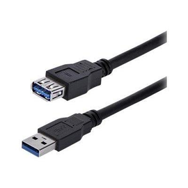 StarTech.com 1m USB 3.0 Verlängerungskabel - USB 3 Typ A Kabel Verlängerung - Stecker/ Buchse - Schw Produktbild