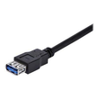 StarTech.com 1m USB 3.0 Verlängerungskabel - USB 3 Typ A Kabel Verlängerung - Stecker/ Buchse - Schw Produktbild Additional View 4 S
