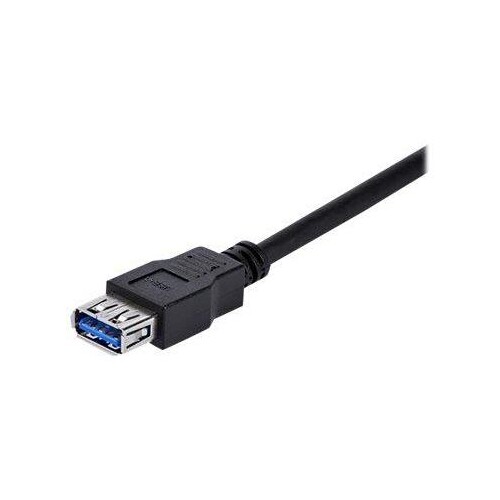 StarTech.com 1m USB 3.0 Verlängerungskabel - USB 3 Typ A Kabel Verlängerung - Stecker/ Buchse - Schw Produktbild Additional View 4 L
