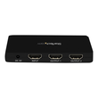 StarTech.com 2 Port HDMI 4k Video Splitter - 1x2 HDMI Verteiler mit Aluminiumgehäuse Produktbild Additional View 1 S