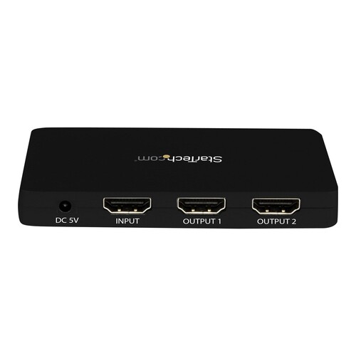 StarTech.com 2 Port HDMI 4k Video Splitter - 1x2 HDMI Verteiler mit Aluminiumgehäuse Produktbild Additional View 1 L